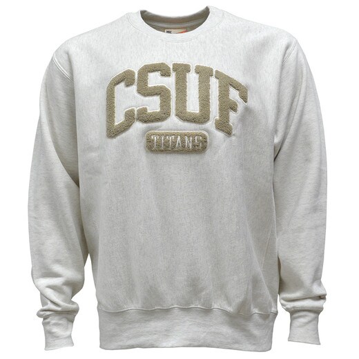 MV Sport Titans Fuzzy Fleece Crew - Oatmeal
